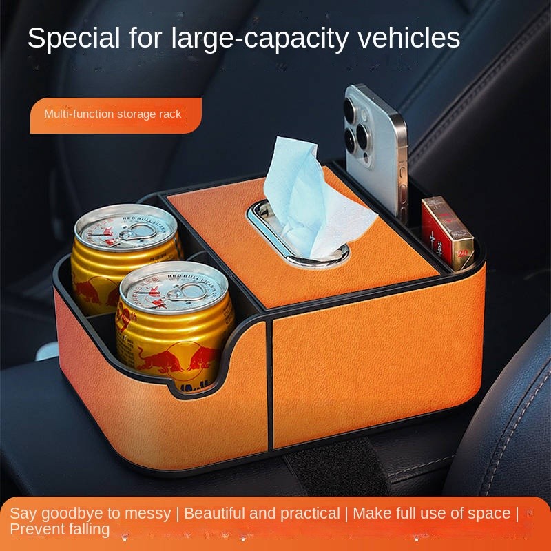 New Car Armrest Box Tissue Box Storage Box Car Storage Box Paper ...