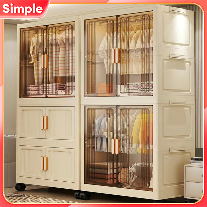 Wardrobe clothing storage cabinet locker drawer storage cabinet plastic ...