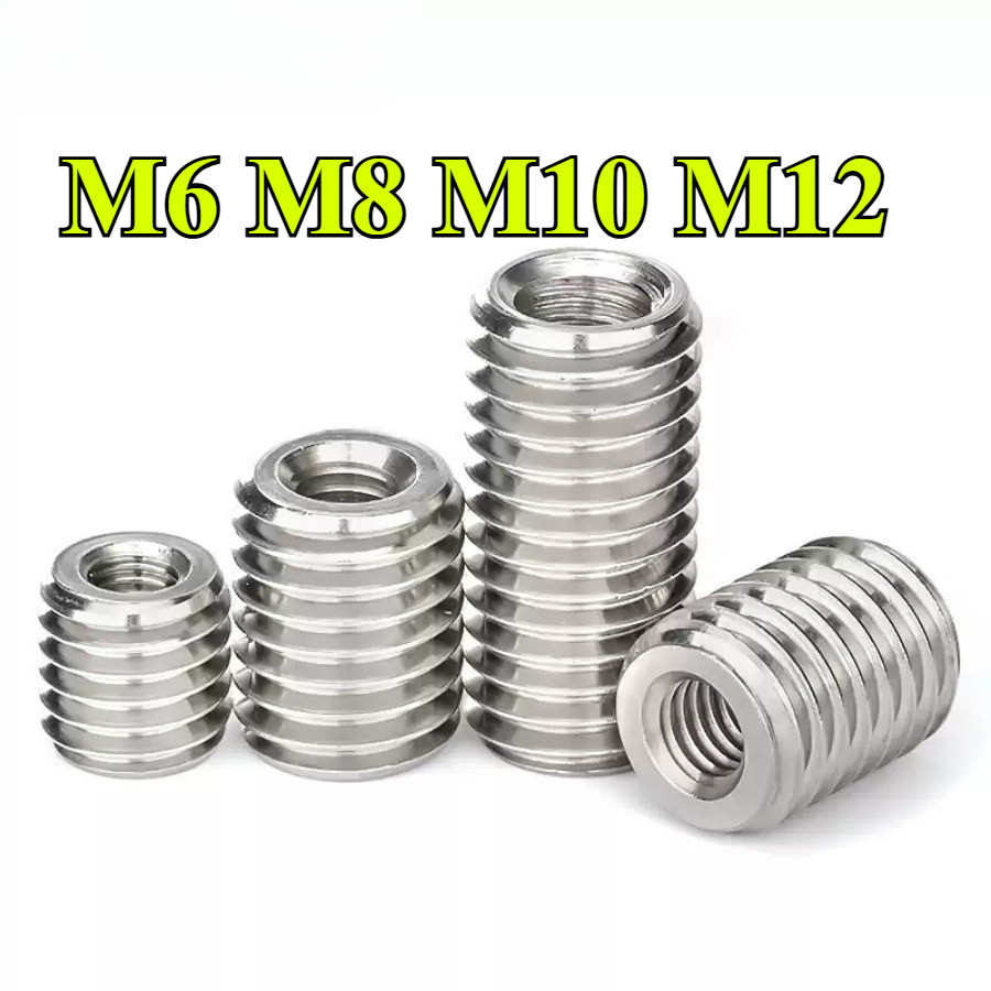304 Stainless Steel Internal External Thread Nut Thread Conversion ...