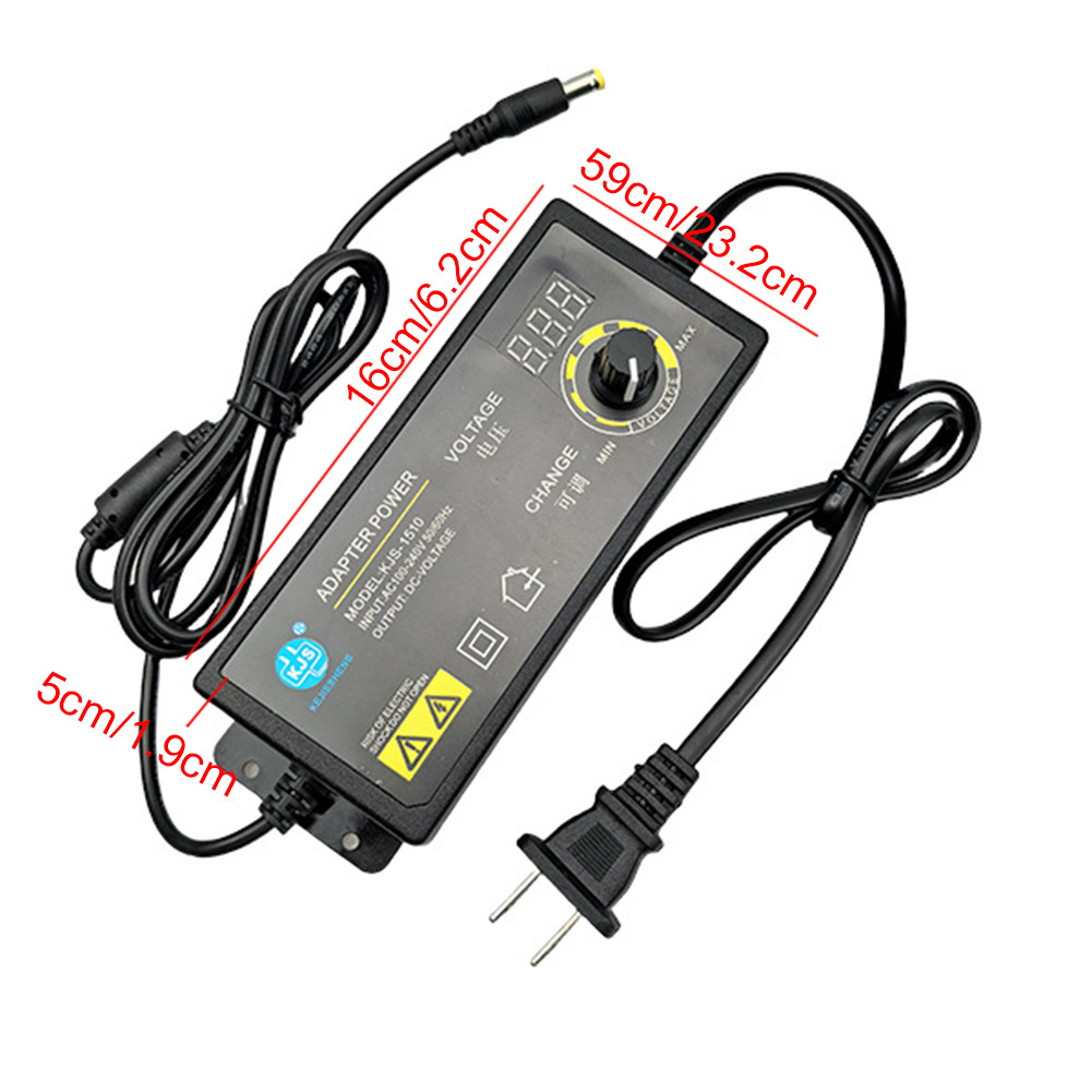 3-12V 8A Variable Switching Power Adapter Universal AC To DC Converter ...
