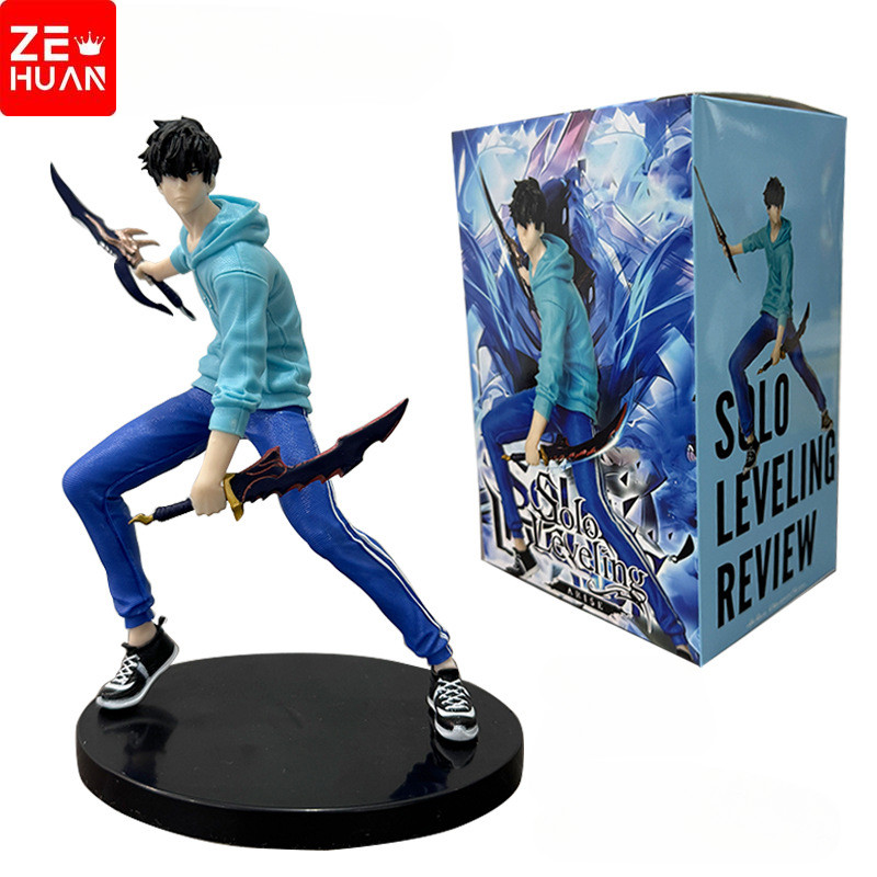 17cm Solo Leveling Sung Jin-woo action figure boneco brinquedo Presente ...