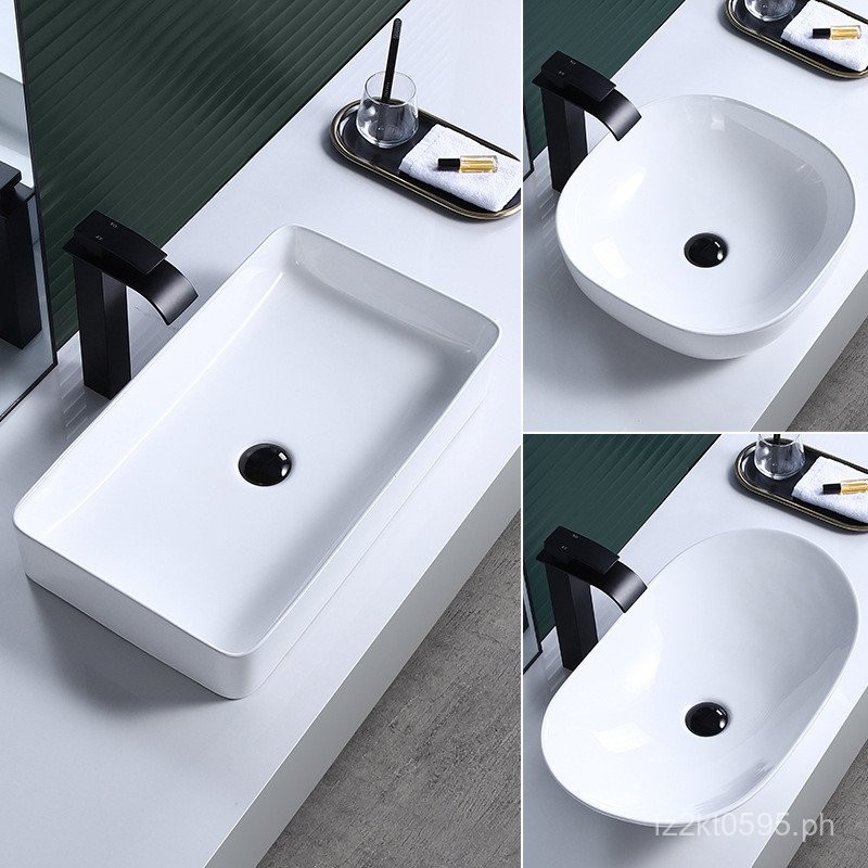 Single Basin Sink Round Square Small Size Countertop Basin Bathroom ...