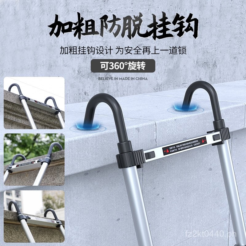 Wall-Mounted Telescopic Aluminum Alloy Electrician Folding Household ...