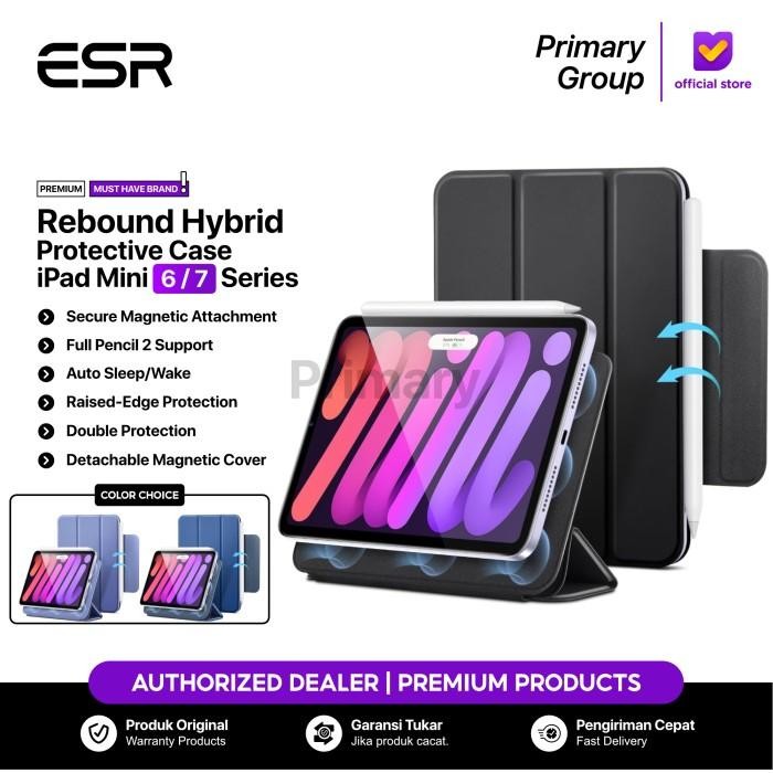 IPad Mini 7 6 2021 2024 ESR Rebound Magnetic Folio Casing Support Apple ...