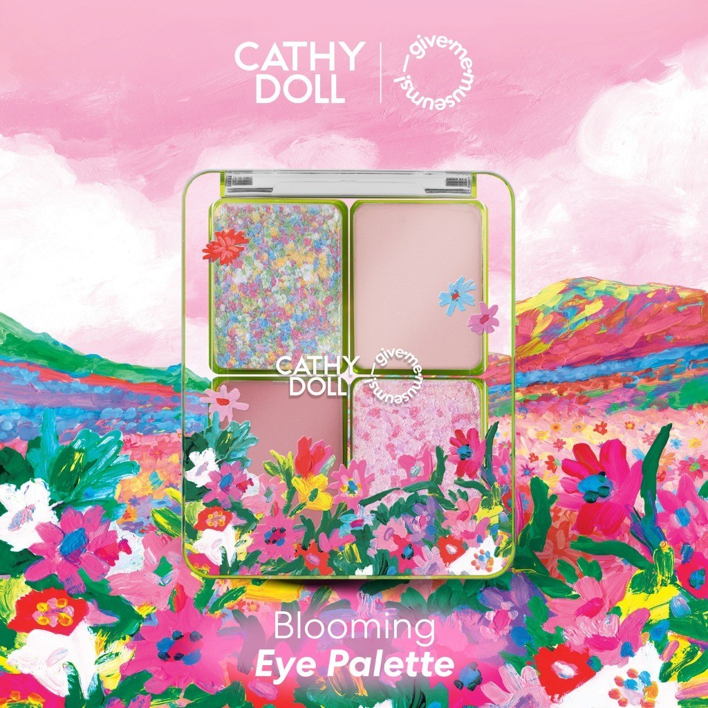 Cathy Doll Blooming Eye Palette 1.8g 4 Colors Katy Gifmiesium GMM ...