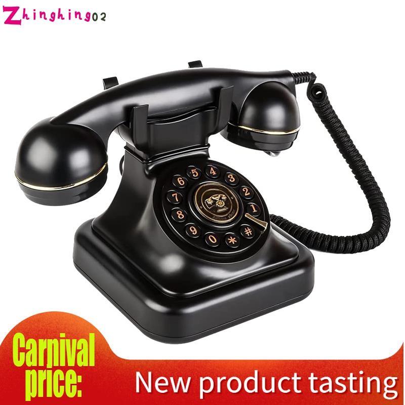 ★zhinghing02★ Retro Landline Telephone,Old Fashioned Vintage Landline ...