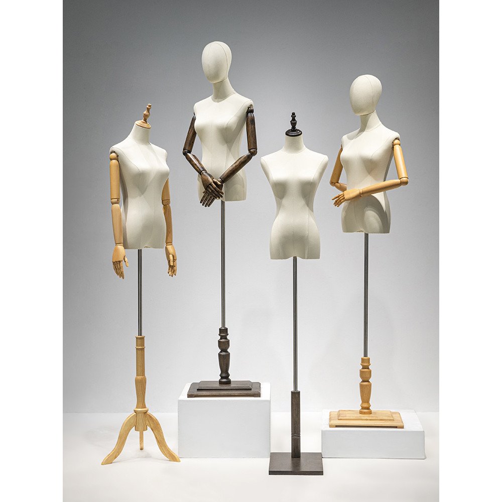 Clothing Store Mannequin Mannequin Women's Window Half-Body Fake ...