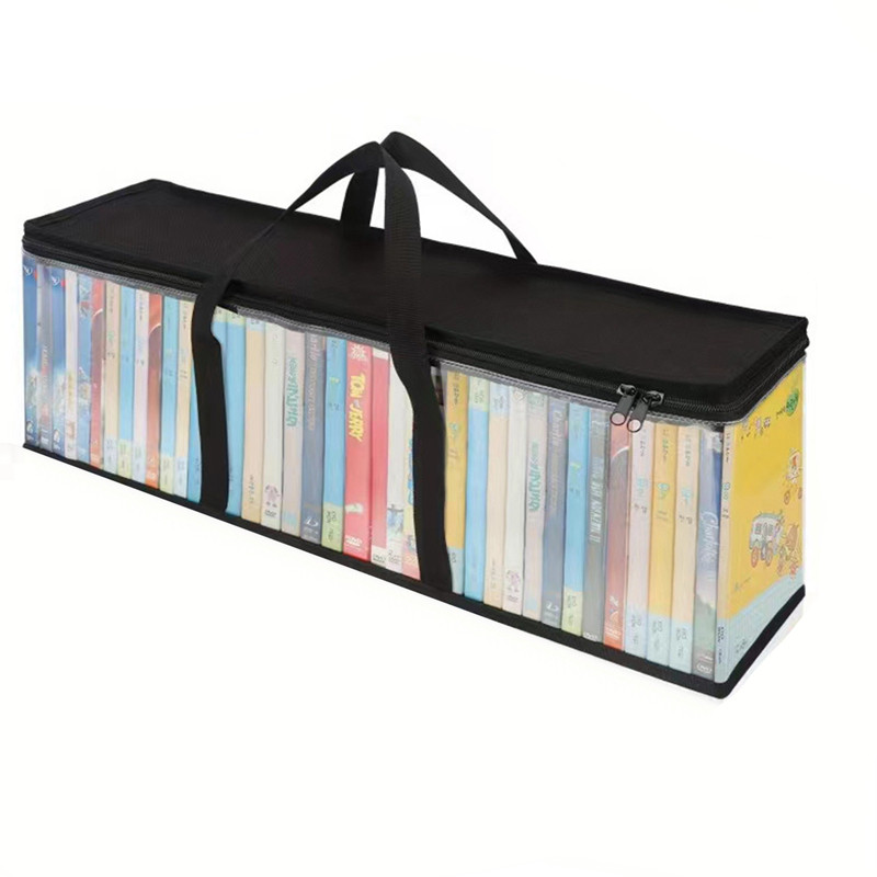 (Verdant) Portable DVD/CD Storage Bag With Handles Waterproof Albums ...