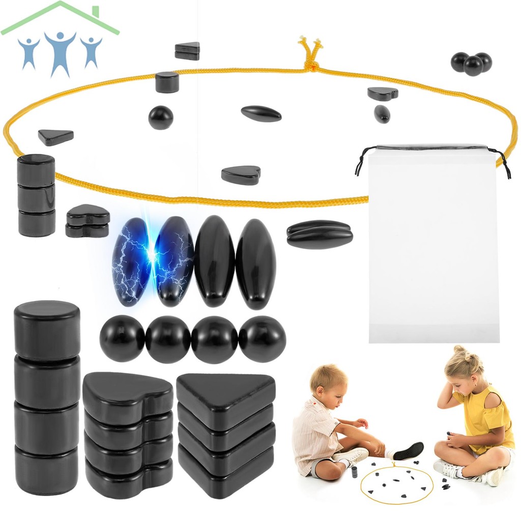 Magnetic Chess Game Magnet Stone Board Game Set Toy For Children