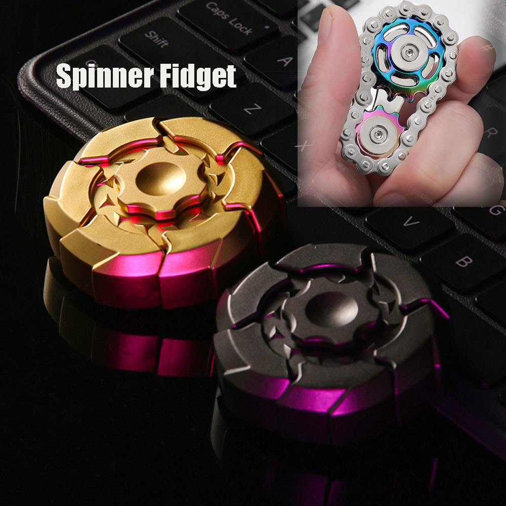Edc Toy Spinner Fidget Spinner Roulette Finger Stress Relief Toys ...