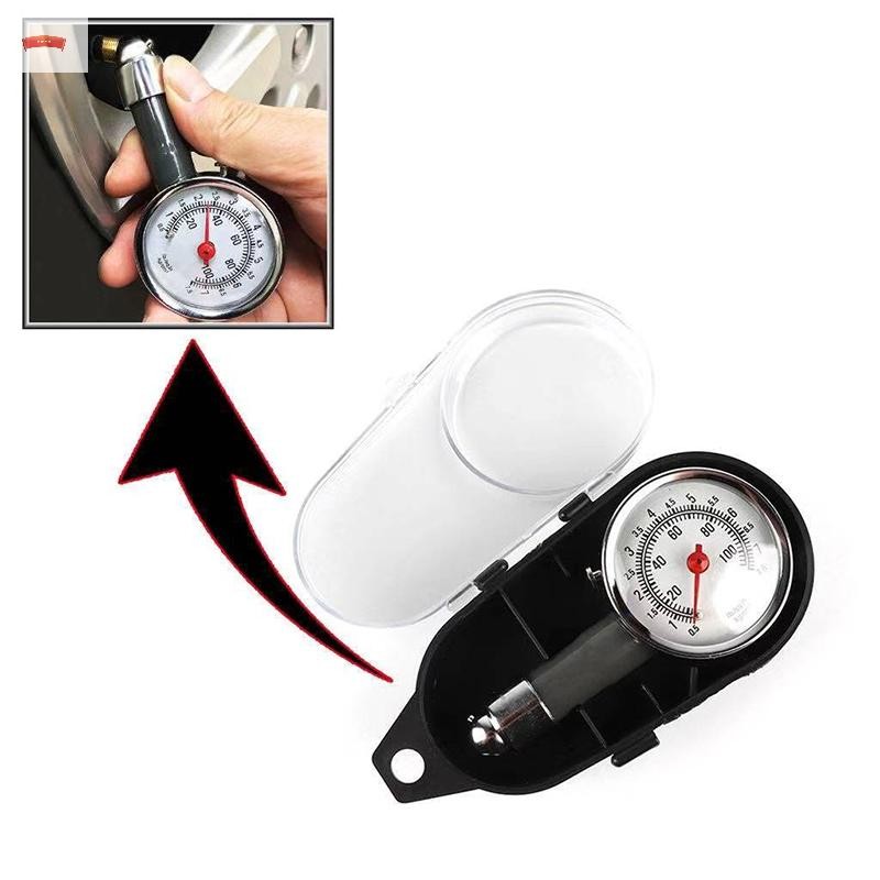 YESC Auto Tire Pressure Gauge Metal Truck Racing Car Tire Pressure ...