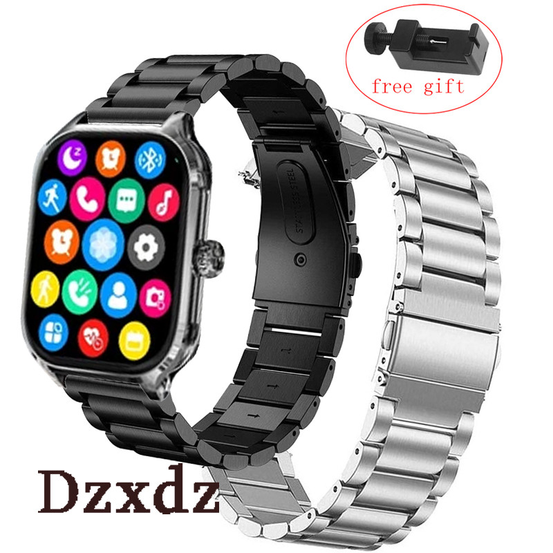 H9 Smart watch Strap Metal stainless steel Band For H9 Pro Max Smart ...
