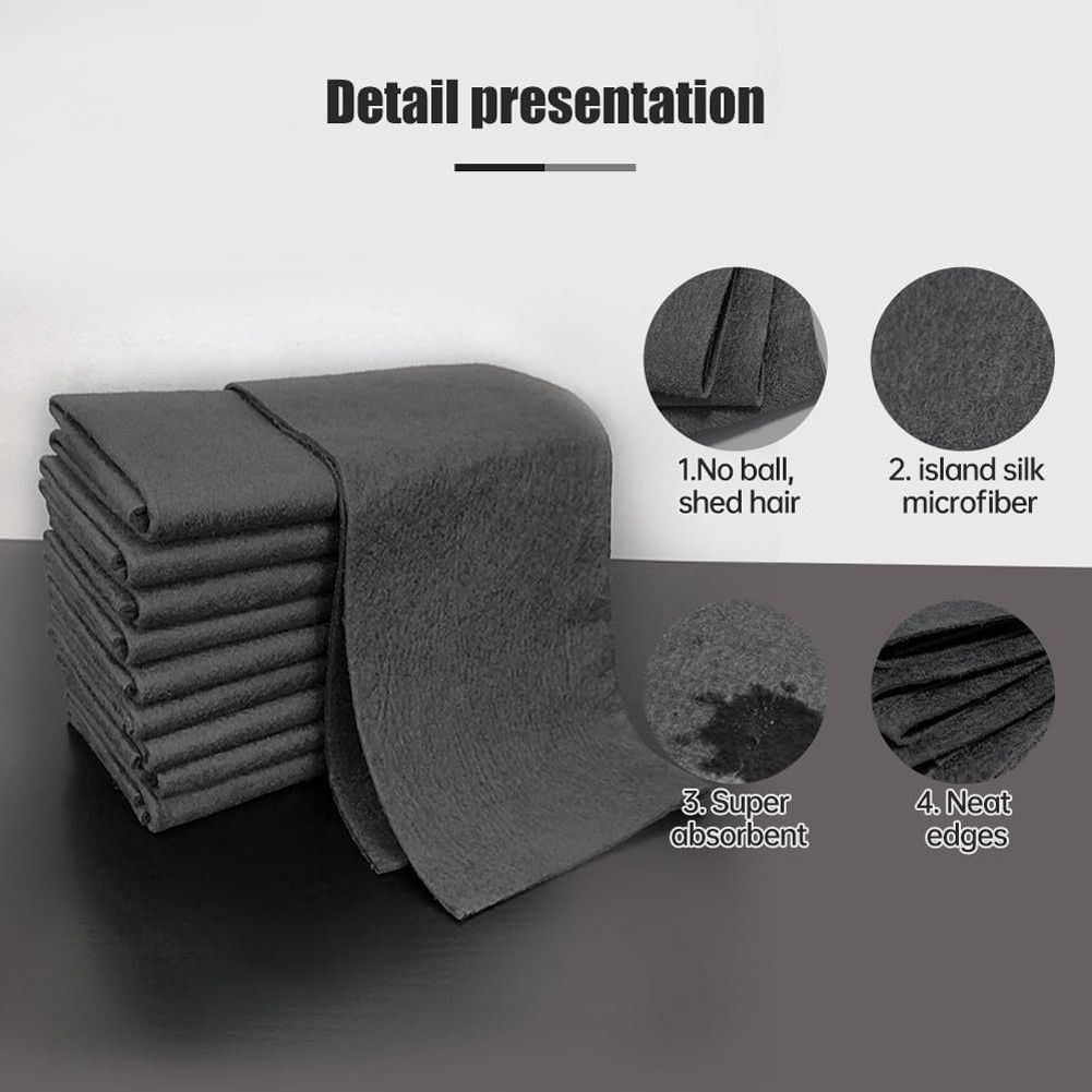 Thickened Magic Cleaning Cloth, 2025 Upgraded Reuseable Streak Free Microfiber Multipurpose Cloth High Water Absorption Windows Glass Furniture Car 5