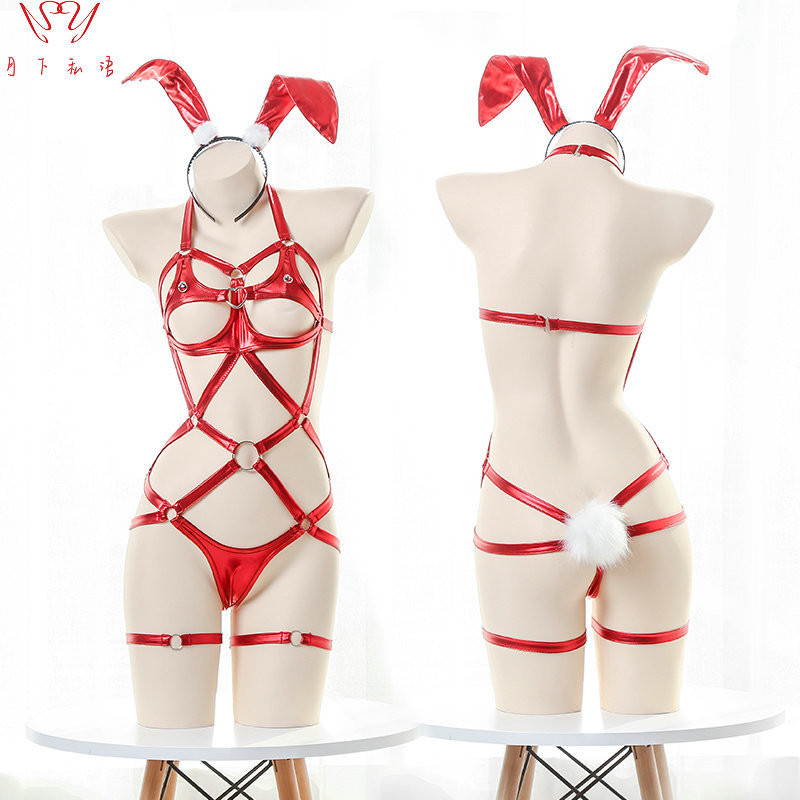New style sexy lingerie new hollow love three-point sexy suit main image 1