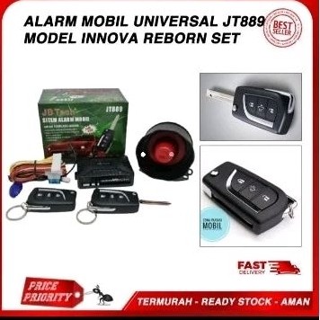 JBTECH innova reborn folding key car Alarm | Shopee Philippines