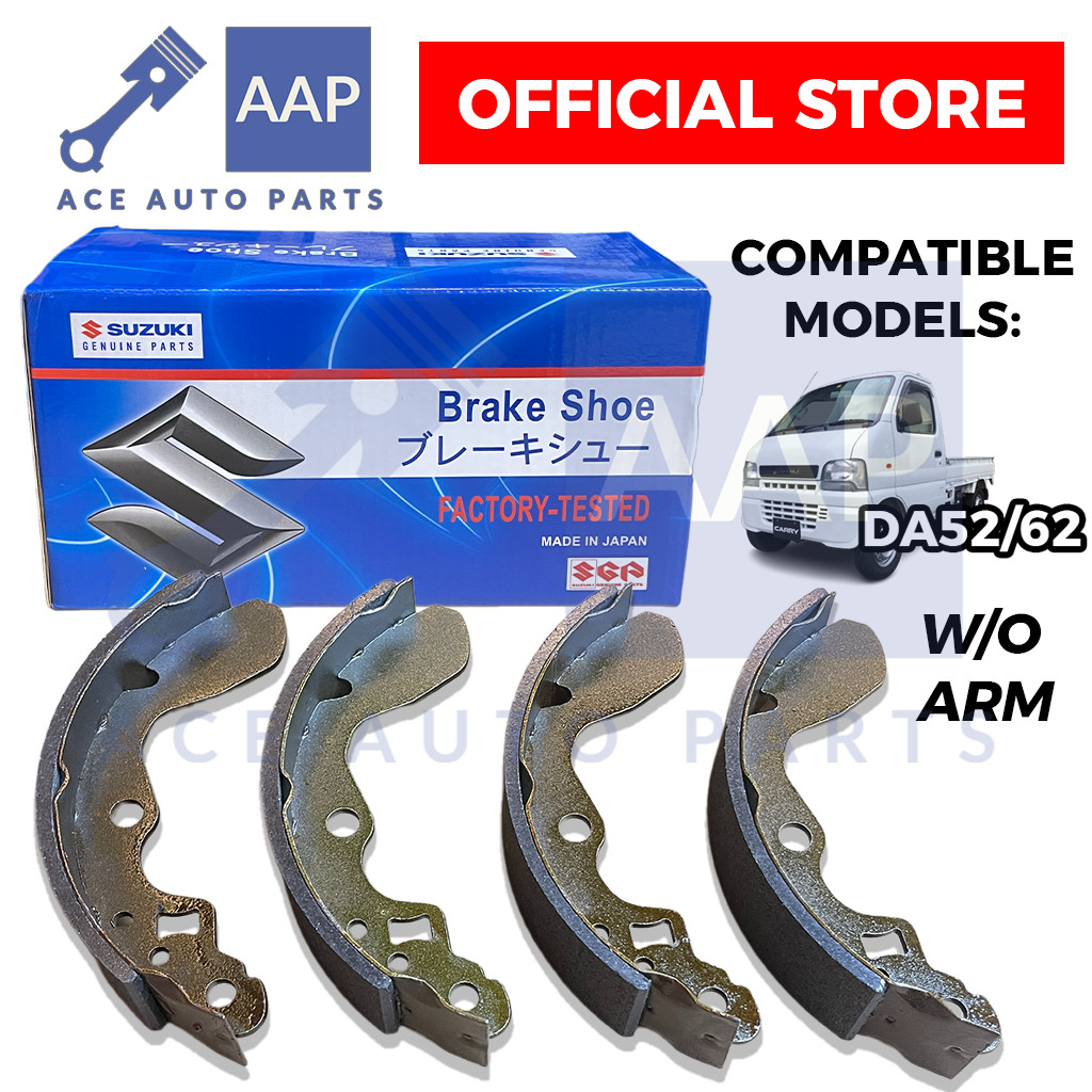 Brake Shoe w/o Arm Suzuki Multicab/Bigeye K6A DA52 DA62 K9951 | Shopee ...