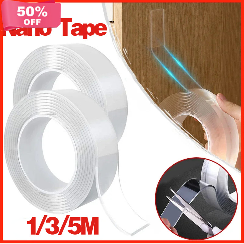 5M Clear Multifunction Nano Tape Strongly Sticky Double-Sided Adhesive ...