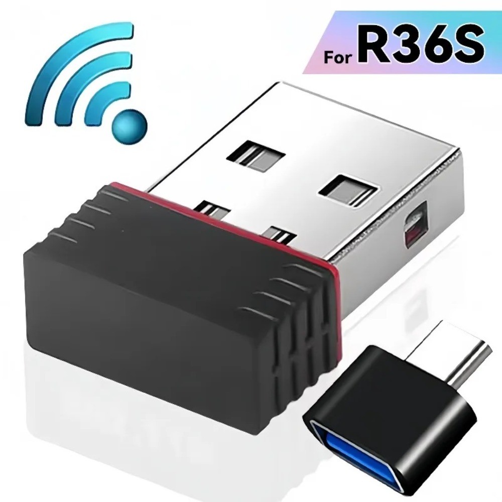 Portable Mini USB WiFi Dongle Wireless Network Cards for R36S R36H Game ...