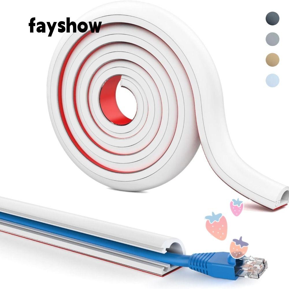 FAY Wall Cord Hider, Self-Adhesive Wall Mount Wire Cover, Professional ...