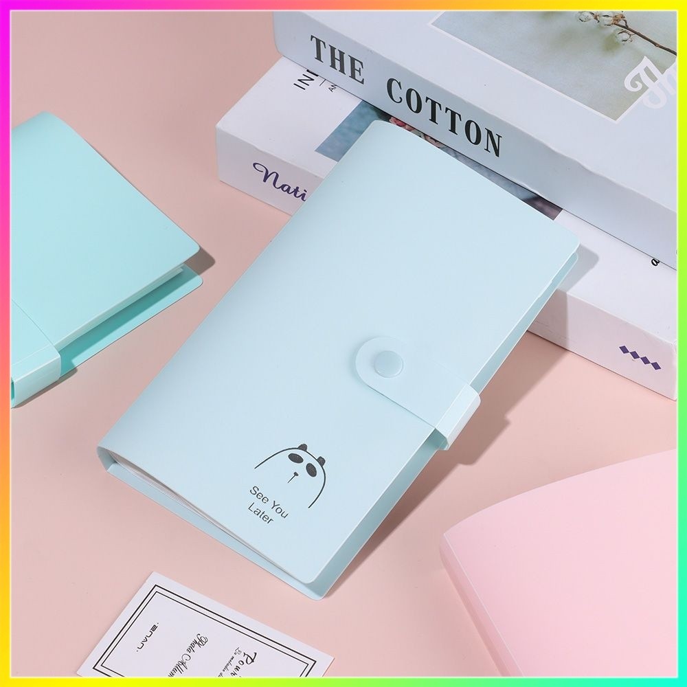 240 Pockets Capacity Lomo Card Holder Photocard Book Card Stock Photo Album  Card Binder | Shopee Philippines