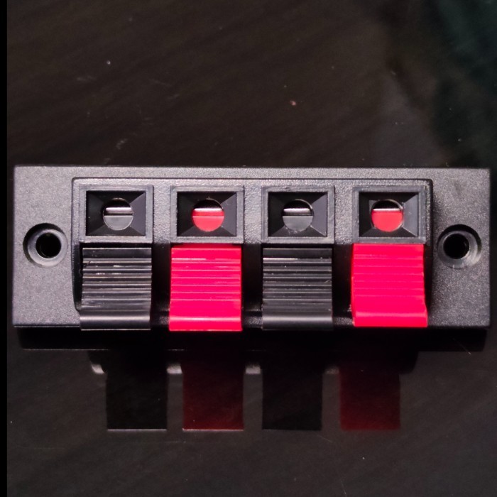 4 Pin Clamp Speaker Terminal Large Size Connector for Amplifier Box ...