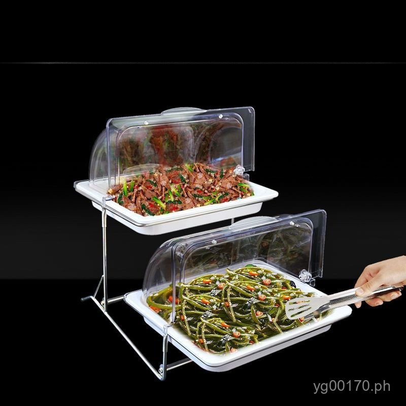 Europallet Bread Dim Sum Rack Double Deck Fruit Plate Stainless Steel ...