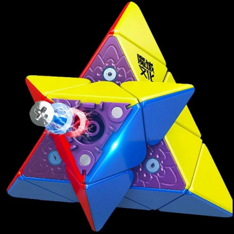 MoYu Weilong WRM Pyraminx 3x3 Magnetic MagLev Speed Cube Stickerless ...