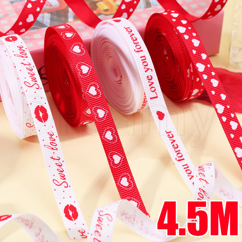 4.5M Valentine's Day Gift Packaging Ribbon - Valentine's Day Themed ...