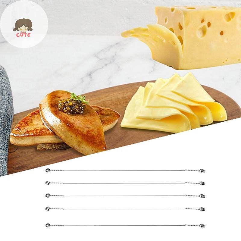 Annag 5Pcs Stainless Steel Cheese Slicer Wire Replacement Cheese Cutter ...