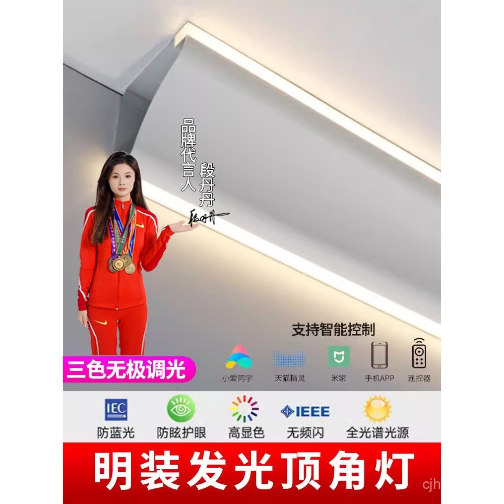 Double-Sided Light-Emitting Corner Line Light Surface Mounted Ceiling ...