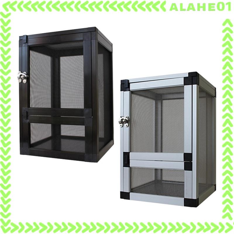 View of [Alahe] Reptiles Habitat Air Screen Cages Storage Ventilation Feeding ...