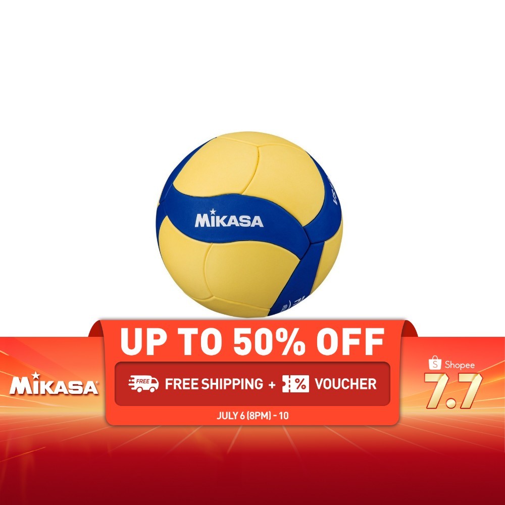 Mikasa Vs123w-L Volleyball Size 5 With EVA Foam Cover Yellow/Blue ...