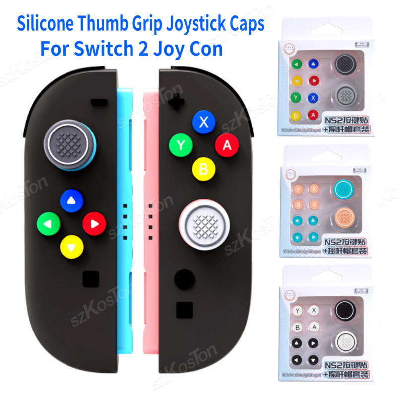 Silicone Button Cap for Nintendo Switch 2: Button Grips Caps, Joystick ...