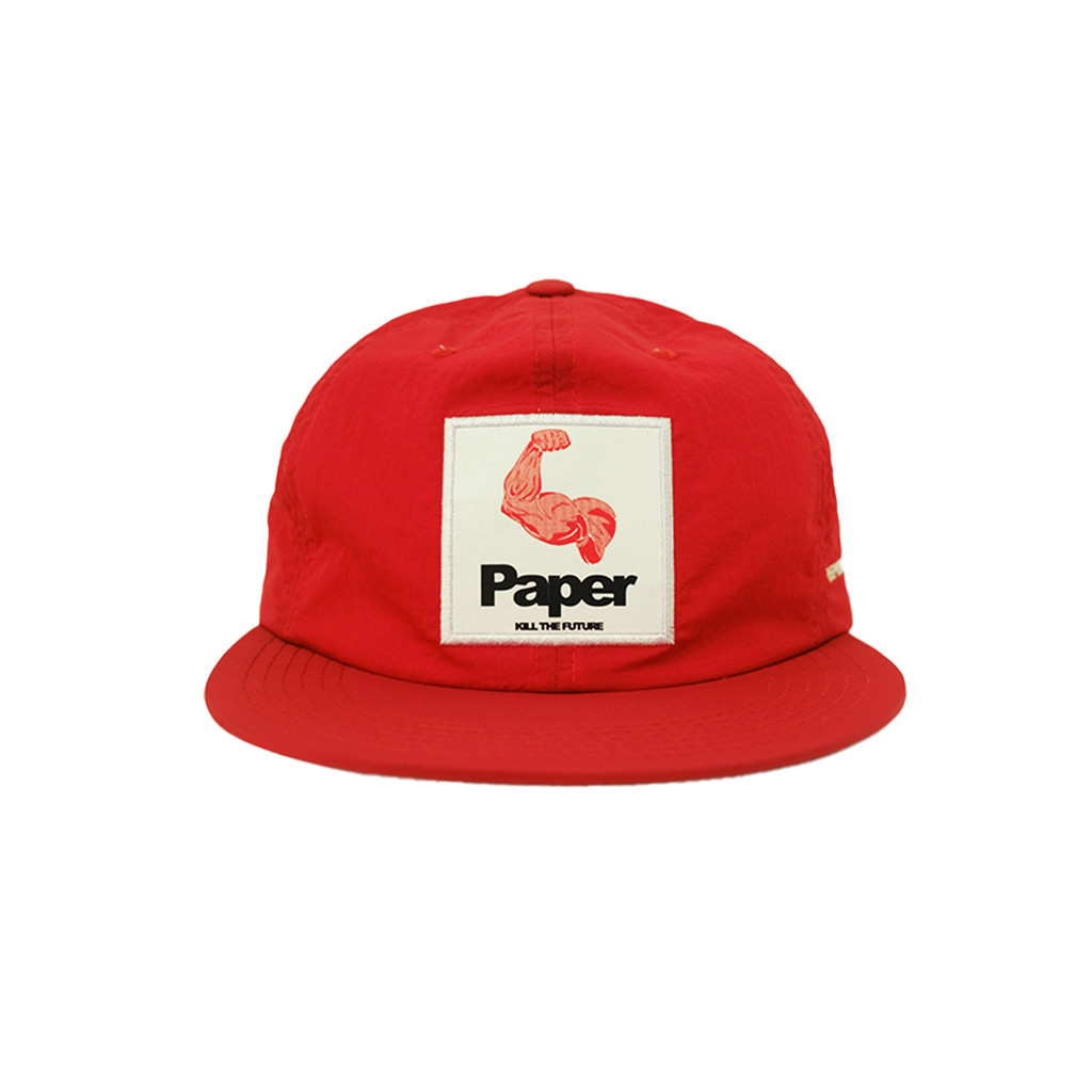 Paper. Unisex Embroidered Muscle Cap RedPOLO Cap | Shopee Philippines