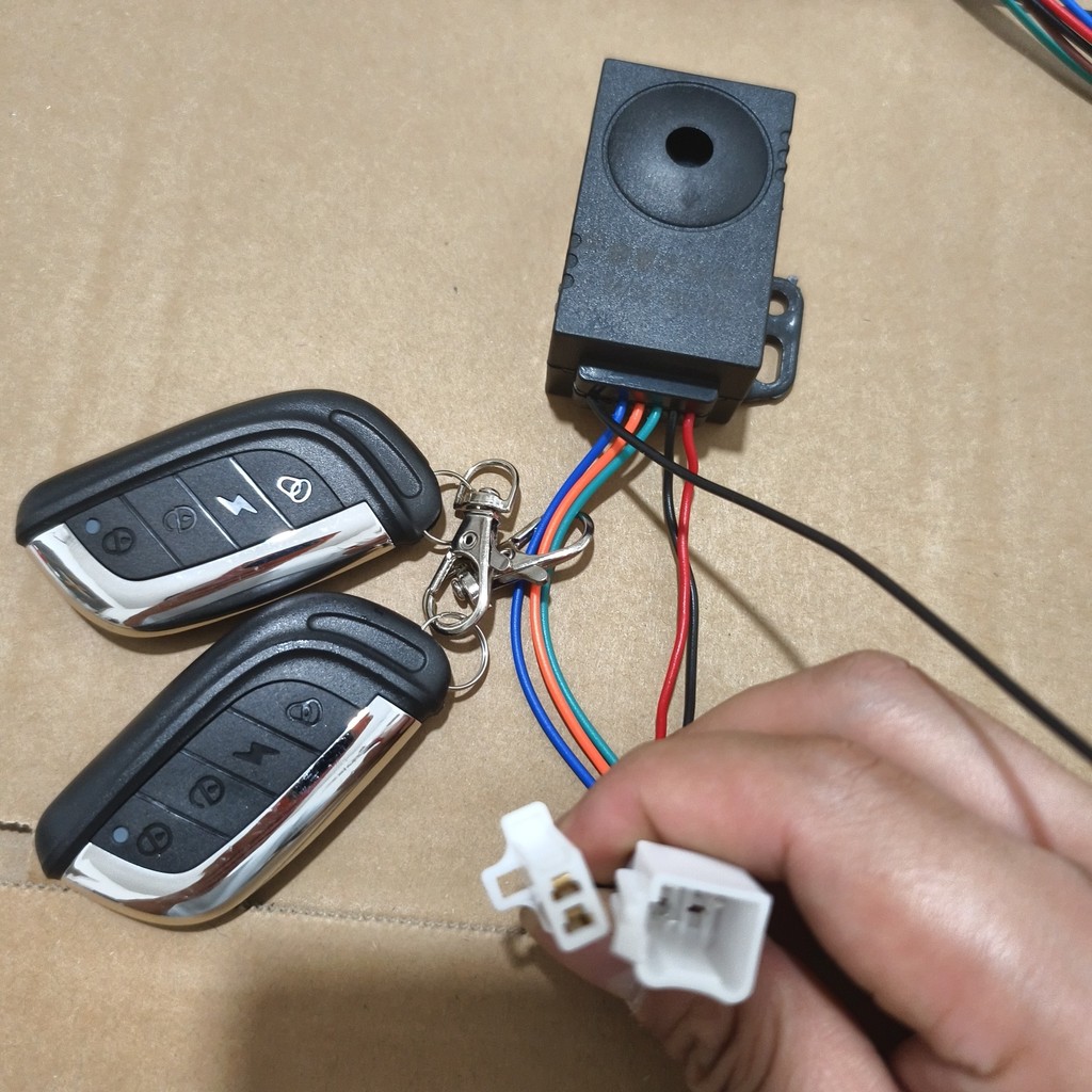 Dual Remote Control Alarm Electric Vehicle 48v60v72v Battery Car with ...