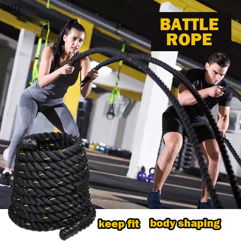 Battle Rope Fitness Strength Training Cadio Exercise Equipment Muscle ...