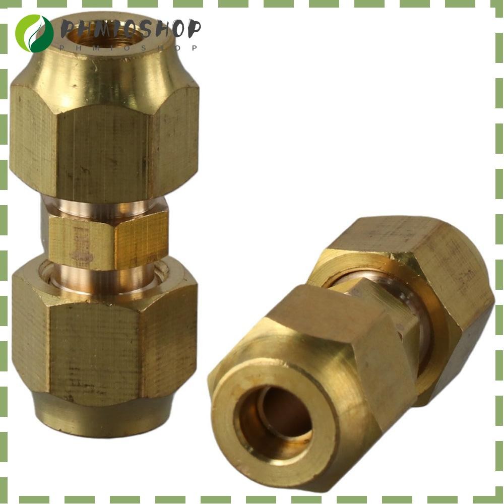 MIOSHOP 2 Pcs Copper Pipe Quick Connector, 1/4
