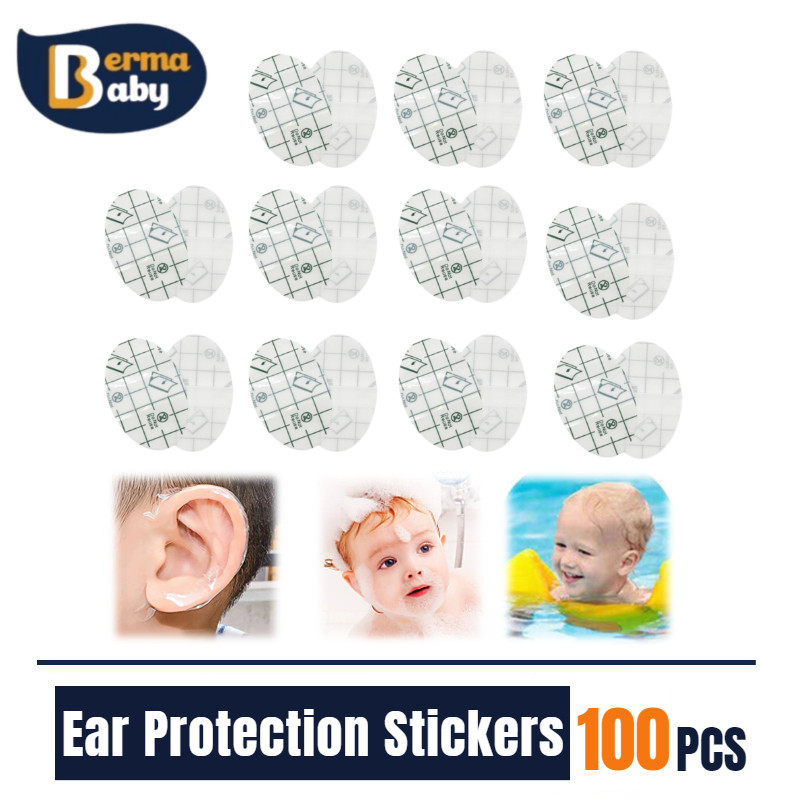 20/100PCS Ear Protection Stickers Baby Adults Waterproof Swimming ...