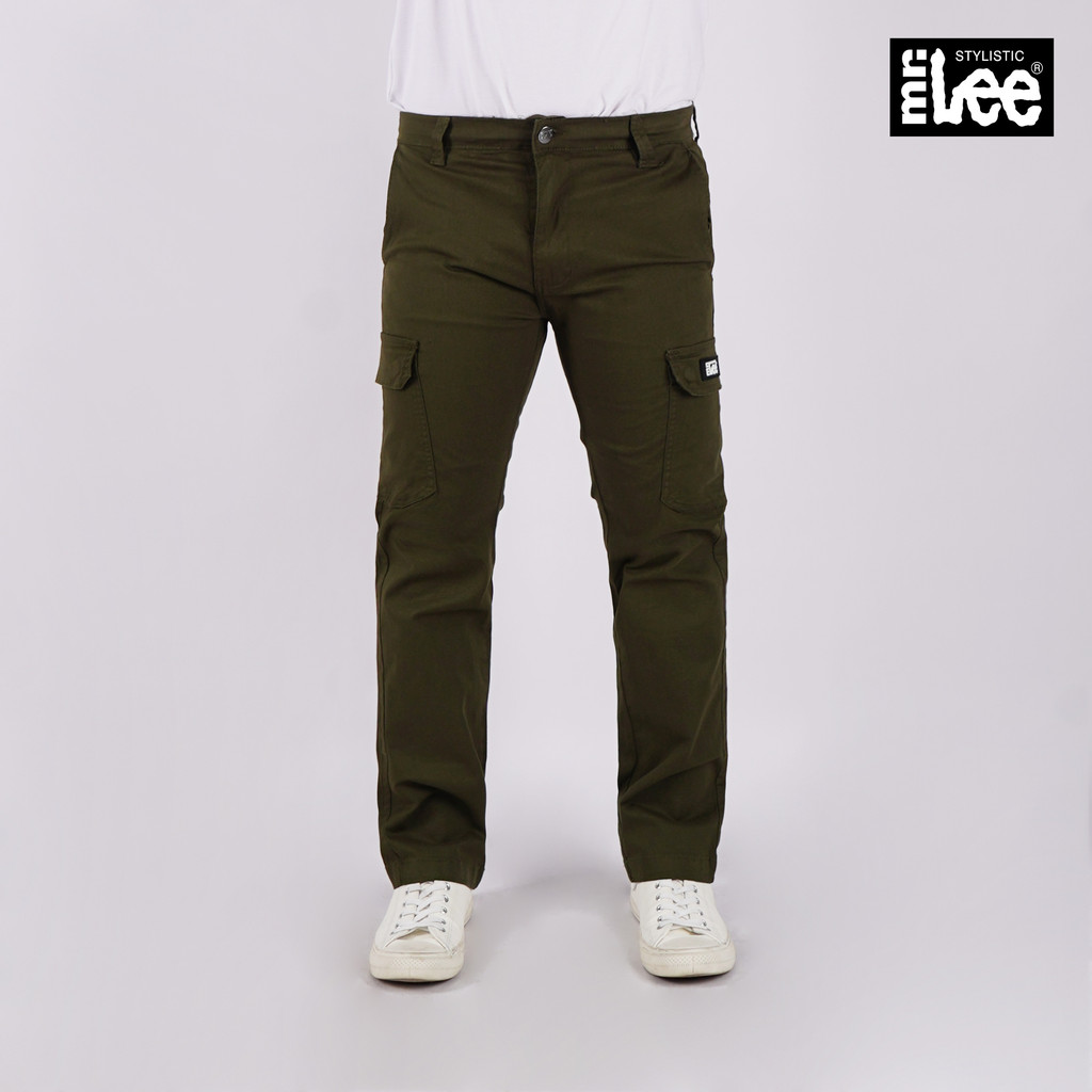 Stylistic Mr. Lee Men's Basic Denim Pants Super Skinny Mid Waist 172879 (Medium Shade) main image 1