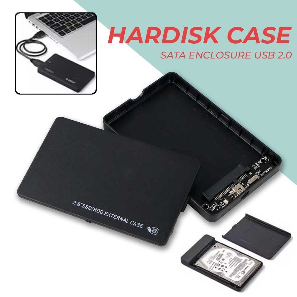 Internal Hard Disk Casing Box to External 2.5 HDD SATA Enclosure USB 2. ...