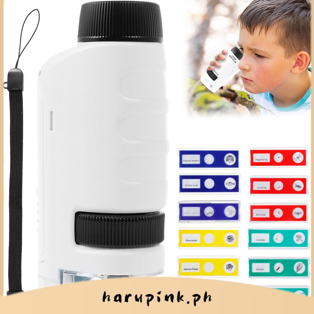 Handheld Mini Scope Solid Portable Kids Microscope for Lab Education ...