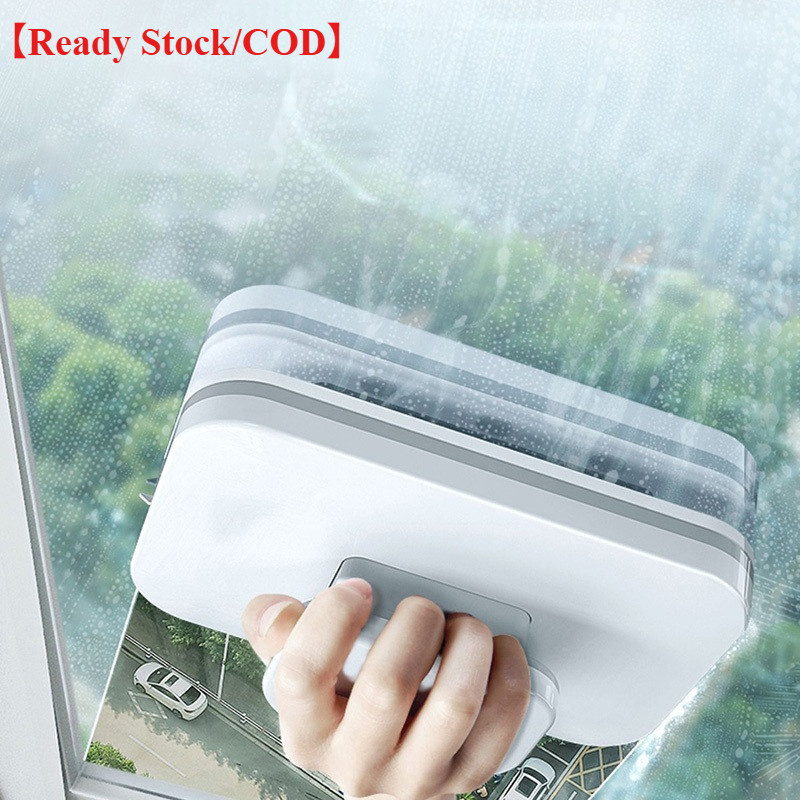 【24h Ship】Glass Brush Magnetic Glass Wiper Double-sided Window Cleaner ...