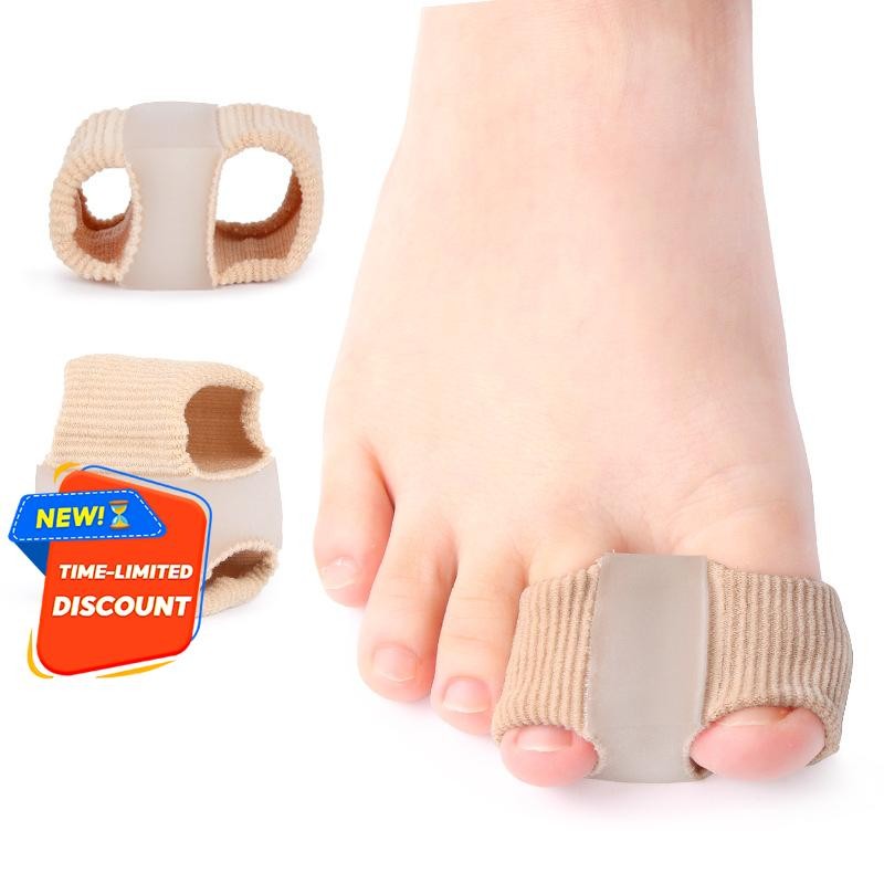 Toe Separators - 1 Pack Silicone Hallux Valgus Bandage with 2 Rings for ...