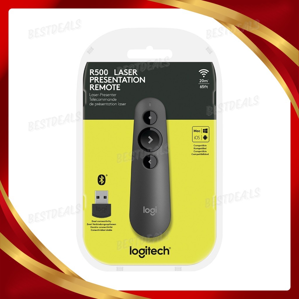Logitech R500 Laser Presentation Remote | Shopee Philippines