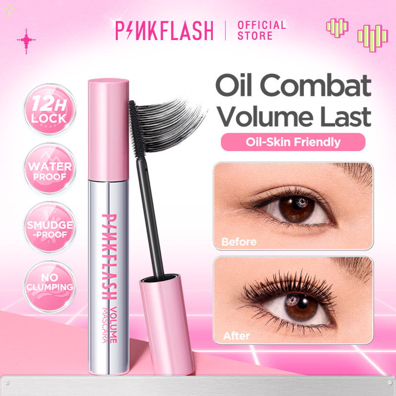 PINKFLASH Oil Combat Ultra-Proof Volume Mascara waterproof, sweatproof ...