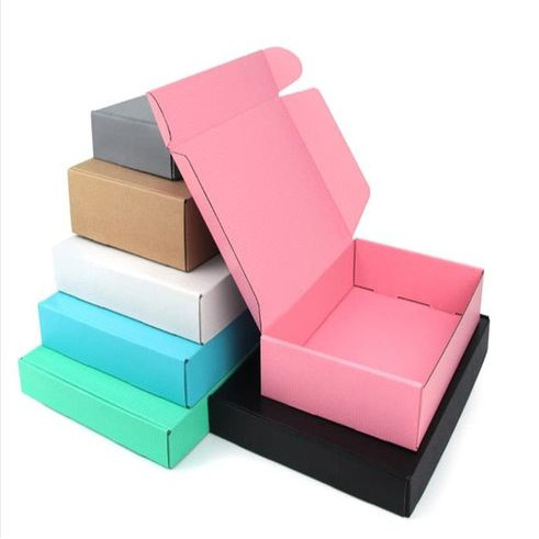 2pcs FULL COLORED High-end Carton Corrugated Cardboard Box Packaging ...