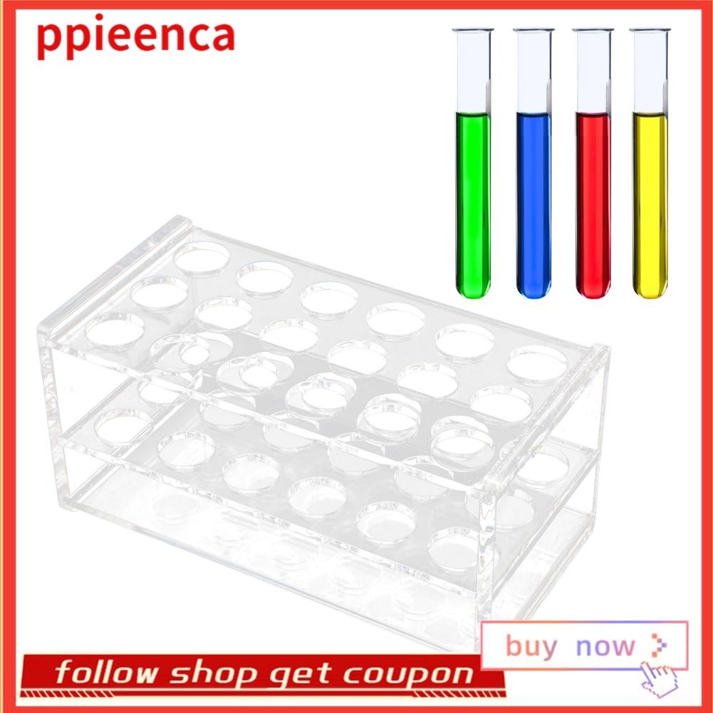 Ppieenca Centrifuge Tube Rack Professional 18 Hole Test Transparent ...