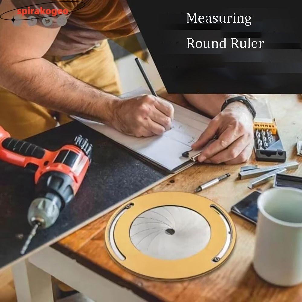 SPIRAKOGEO Circle Drawing Ruler, Adjustable Measuring Gauging Tool ...