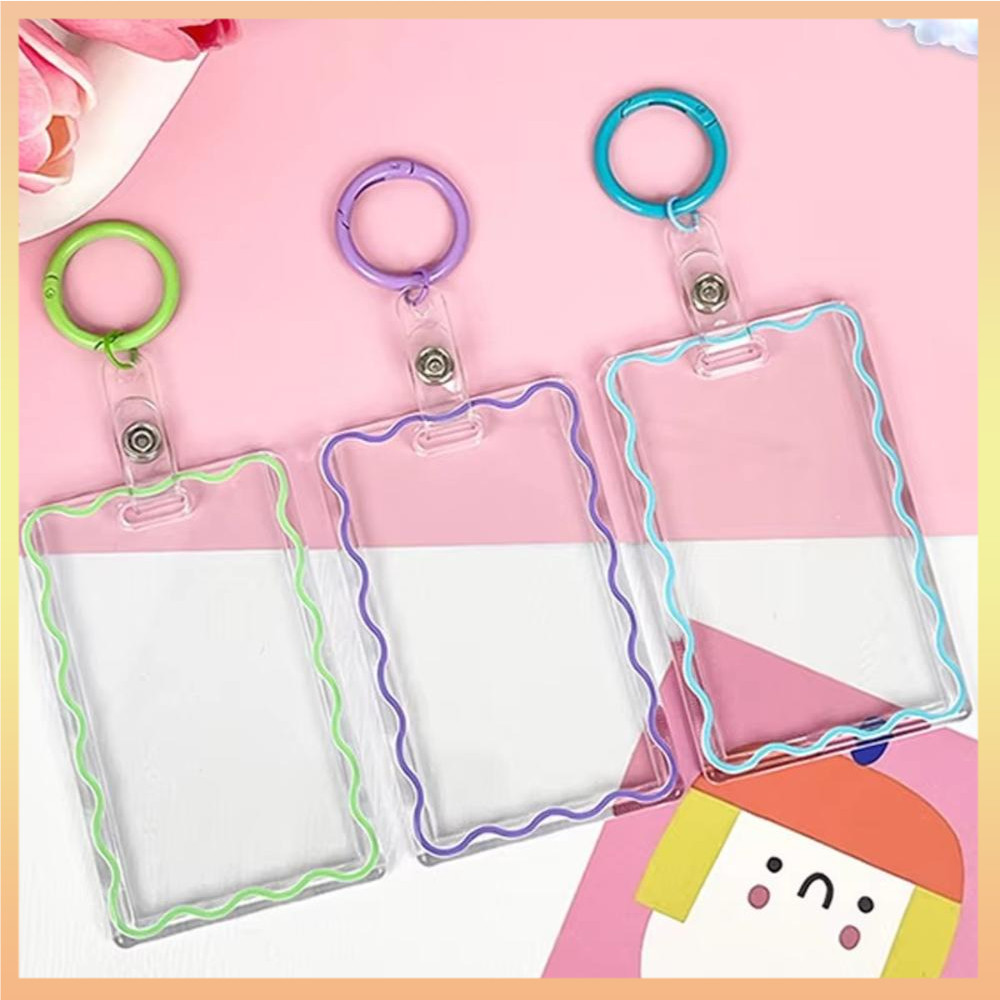 Transparent Acrylic Picture Frame ID Card School Supplies New Unisex ...
