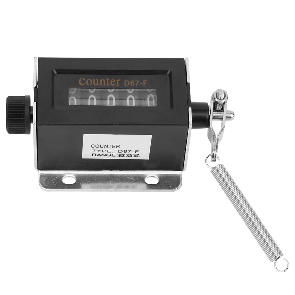 5 Digit Pull Counter D67-F 5 Digit Mechanical Resettable Manual Hand ...